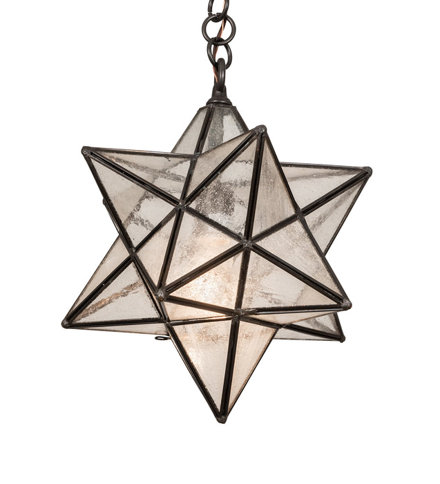 Meyda Tiffany - 196886 - Pendant - Moravian Star - Mahogany Bronze