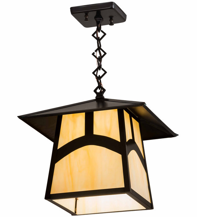 Meyda Tiffany - 45167 - One Light Pendant - Stillwater - Craftsman Brown