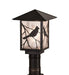 Meyda Tiffany - 93728 - One Light Post Mount - Seneca - Craftsman Brown