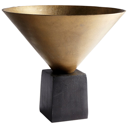 Cyan - 08907 - Vase - Black Bronze And Antique Brass
