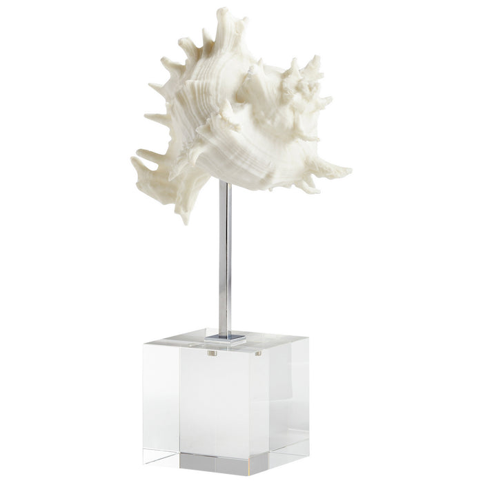 Cyan - 09119 - Sculpture - White And Polished Nickel