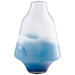 Cyan - 09167 - Vase - Clear And Cobalt