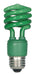 Satco - S7272 - Light Bulb - Green