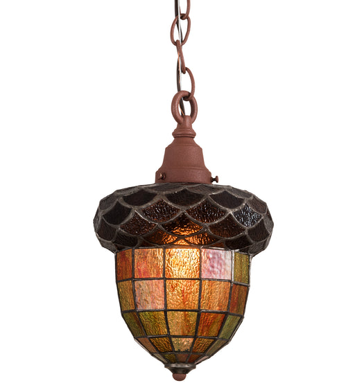 Meyda Tiffany - 190220 - One Light Mini Pendant - Acorn - Rust
