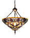 Meyda Tiffany - 19512 - Three Light Pendant - Jeweled Grape - Timeless Bronze