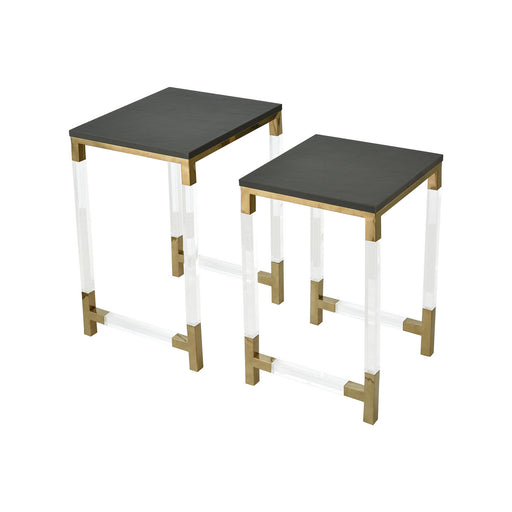 Elk Home - 1218-1013/S2 - Nested Tables - Consulate - Gold-Plated Stainless Steel