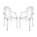 Elk Home - 4210-004/S2 - Chair - Vanish - Clear
