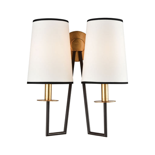 Elk Home - 1141-077 - Two Light Wall Sconce - On Strand - Oiled Bronze