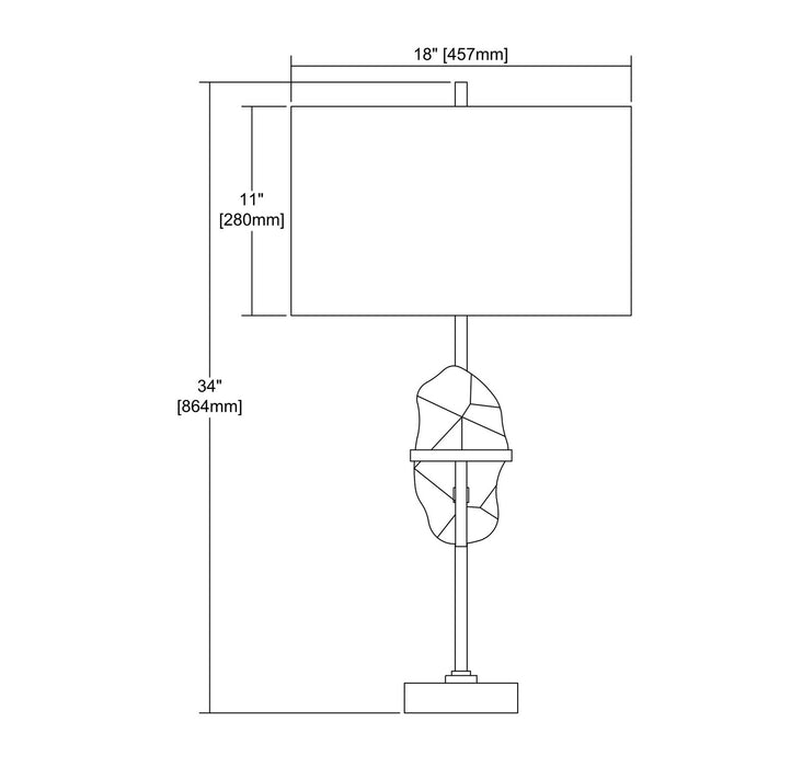 Priorato Table Lamp-Lamps-ELK Home-Lighting Design Store