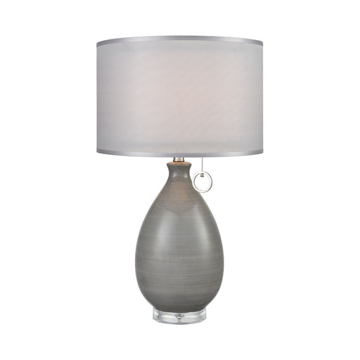 Elk Home - D3792 - One Light Table Lamp - Clothilde - Grey Glaze, Clear Acrylic, Clear Acrylic