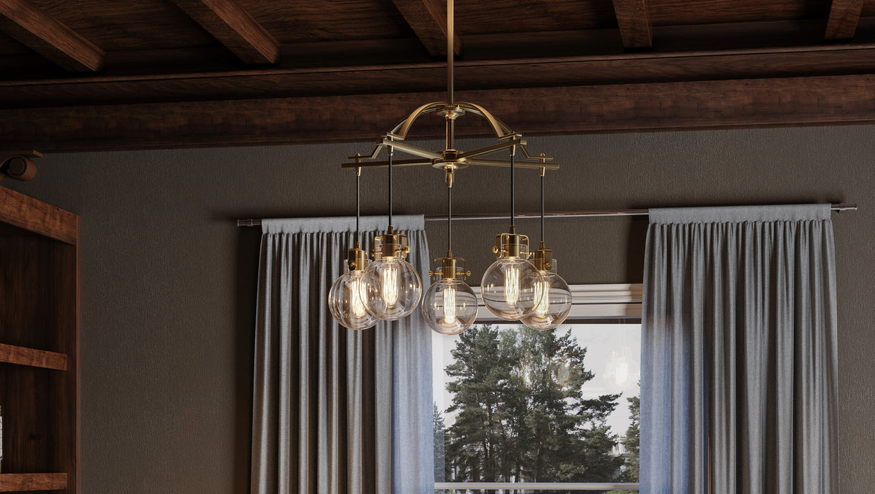 Sidwell Chandelier-Mid. Chandeliers-Quoizel-Lighting Design Store