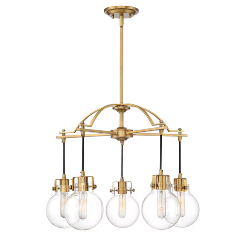 Quoizel - SDL5005WS - Five Light Chandelier - Sidwell - Weathered Brass