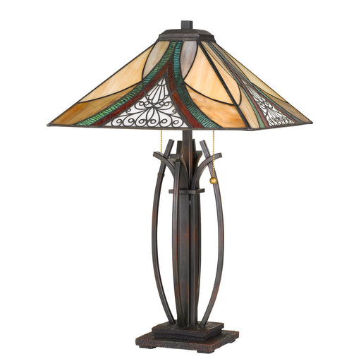 Quoizel - TF3342TVA - Two Light Table Lamp - Orleans - Valiant Bronze