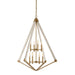 Quoizel - VP5208WS - Eight Light Foyer Pendant - Viewpoint - Weathered Brass