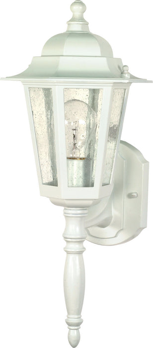 Nuvo Lighting - 60-3470 - One Light Outdoor Lantern - Central Park - White