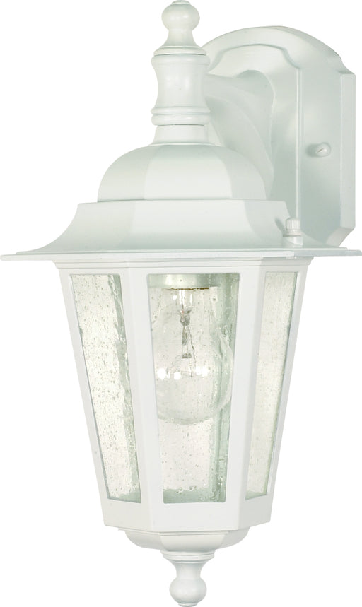 Nuvo Lighting - 60-3473 - One Light Outdoor Lantern - Cornerstone - White