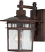 Nuvo Lighting - 60-3492 - One Light Wall Lantern - Cove Neck - Rustic Bronze