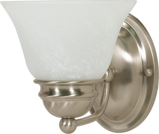 One Light Vanity Brushed Nickel