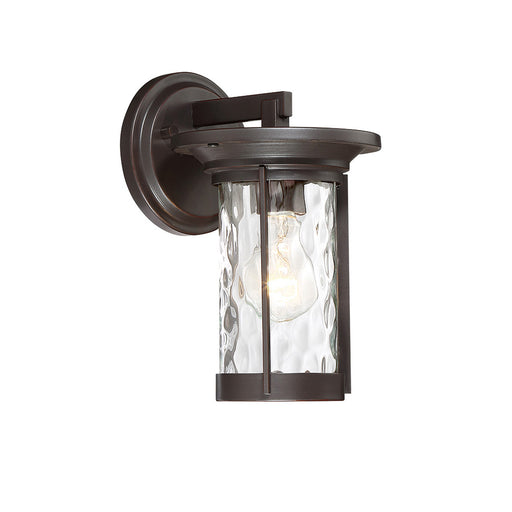 Designers Fountain - 23011-SB - One Light Wall Lantern - Brookline - Satin Bronze