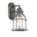 Designers Fountain - 23121-WI - One Light Wall Lantern - Brensten - Weathered Iron