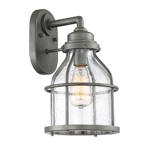Designers Fountain - 23131-WI - One Light Wall Lantern - Brensten - Weathered Iron
