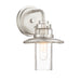 Designers Fountain - 91501-SP - One Light Wall Sconce - Dover - Satin Platinum