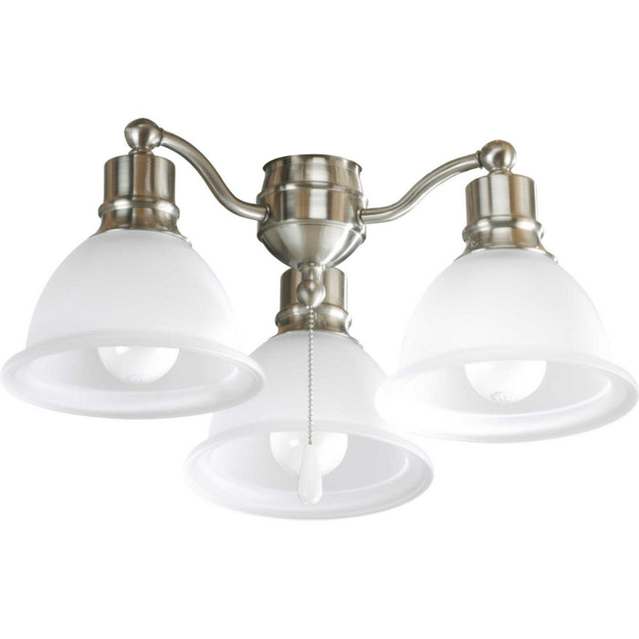 Progress Lighting - P2623-09WB - LED Fan Light Kit - Madison - Brushed Nickel