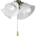Progress Lighting - P2643-09WB - LED Fan Light Kit - Fan Light Kits - Brushed Nickel
