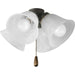 Progress Lighting - P2643-20WB - LED Fan Light Kit - Fan Light Kits - Antique Bronze