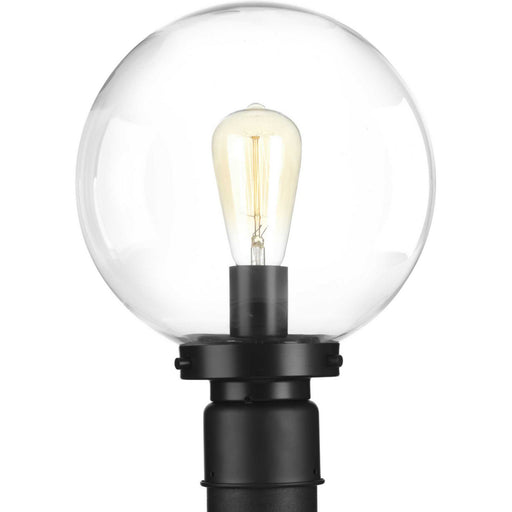 Progress Lighting - P540007-031 - One Light Post Lantern - Globe Lanterns - Black