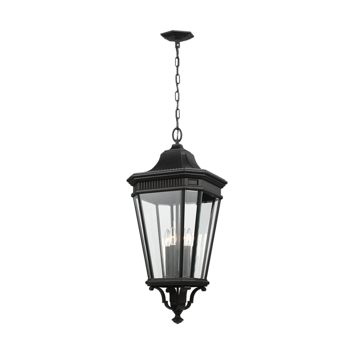 Generation Lighting - OL5414BK - Four Light Hanging Lantern - Cotswold Lane - Black