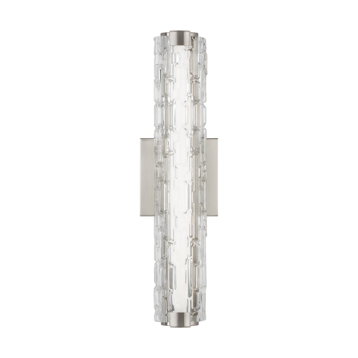 Generation Lighting - WB1876SN-L1 - LED Wall Sconce - Cutler - Satin Nickel