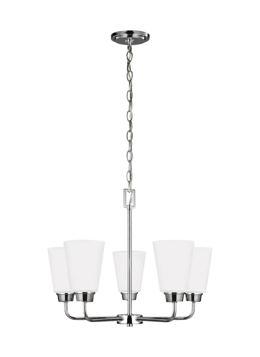 Generation Lighting - 3115205EN3-05 - Five Light Chandelier - Kerrville - Chrome