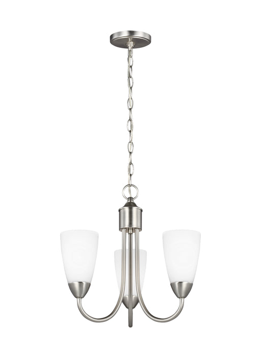 Generation Lighting - 3120203-962 - Three Light Chandelier - Seville - Brushed Nickel