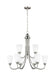 Generation Lighting - 3120209-962 - Nine Light Chandelier - Seville - Brushed Nickel