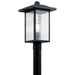 Kichler - 49927BKT - One Light Outdoor Post Mount - Capanna - Textured Black