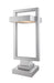 Z-Lite - 566PHBS-SQPM-SL-LED - LED Outdoor Pier Mount - Luttrel - Silver