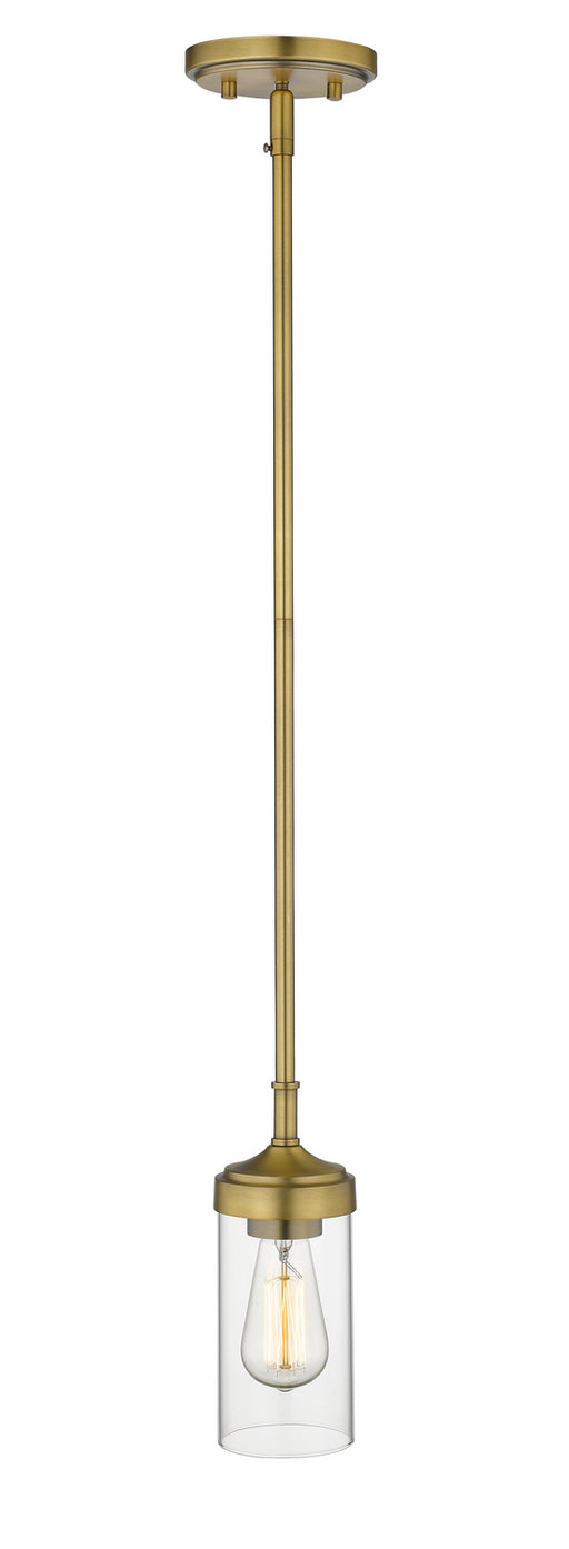 Z-Lite - 617MP-FB - One Light Pendant - Calliope - Foundry Brass