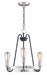 Maxim - 11733BKSN - Three Light Chandelier - Haven - Black / Satin Nickel