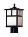 Maxim - 4055WTBK - One Light Outdoor Pole/Post Lantern - Coldwater - Black