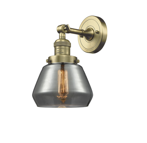 Innovations - 203-AB-G173 - One Light Wall Sconce - Franklin Restoration - Antique Brass