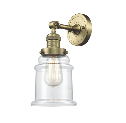 Innovations - 203-AB-G182 - One Light Wall Sconce - Franklin Restoration - Antique Brass