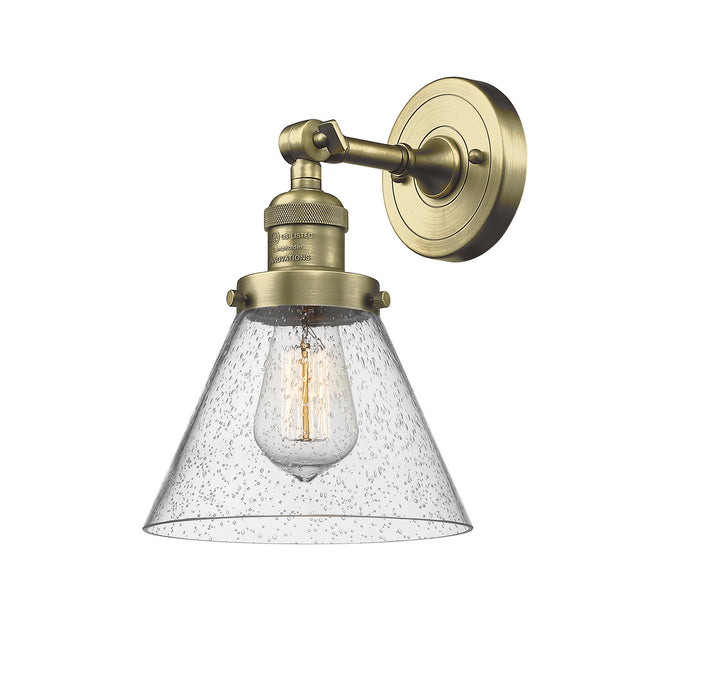 Innovations - 203-AB-G44 - One Light Wall Sconce - Franklin Restoration - Antique Brass