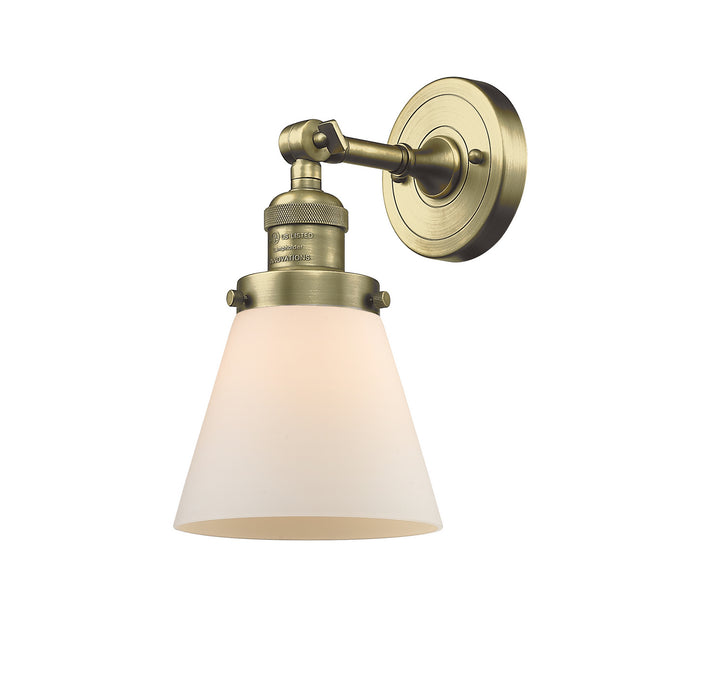 Innovations - 203-AB-G61 - One Light Wall Sconce - Franklin Restoration - Antique Brass