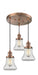 Innovations - 211/3-AC-G192 - Three Light Pendant - Franklin Restoration - Antique Copper