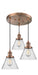 Innovations - 211/3-AC-G44 - Three Light Pendant - Franklin Restoration - Antique Copper