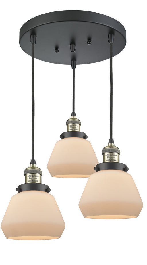 Innovations - 211/3-BAB-G171 - Three Light Pendant - Franklin Restoration - Black Antique Brass