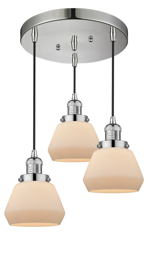 Innovations - 211/3-PN-G171 - Three Light Pendant - Franklin Restoration - Polished Nickel