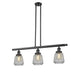 Innovations - 213-BK-G142 - Three Light Island Pendant - Franklin Restoration - Matte Black