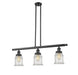 Innovations - 213-BK-G184 - Three Light Island Pendant - Franklin Restoration - Matte Black
